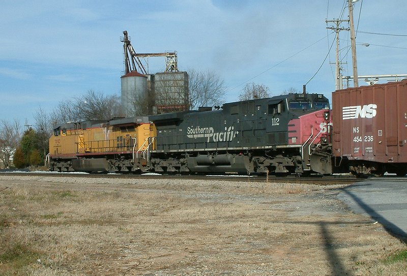 SP 112 on its way to Columbia